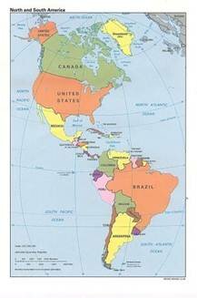 Mapa Politico de America