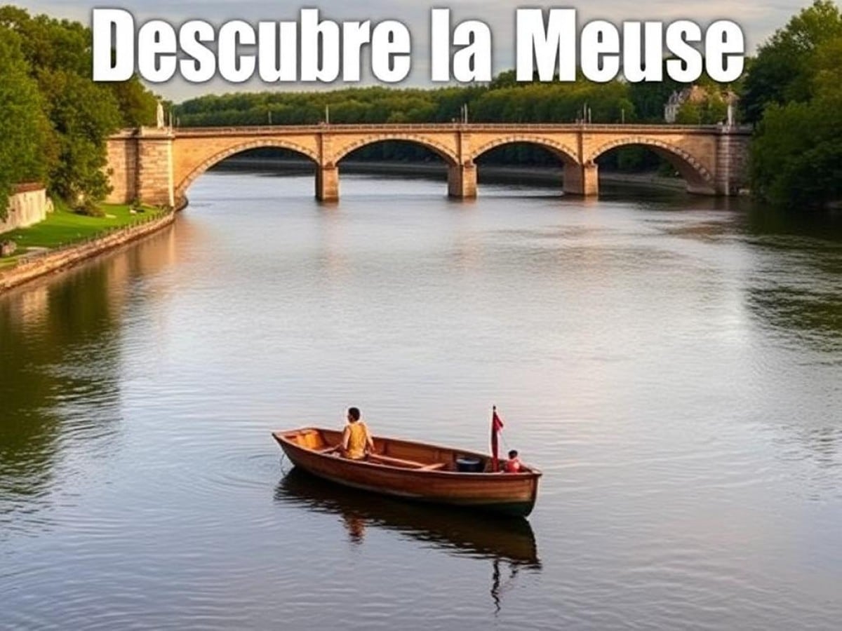 Les bords de la Meuse dans le centre de Verdun