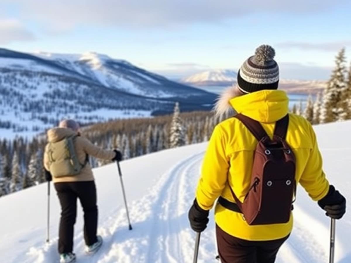 Raquettes dans le parc national de la Gaspésie