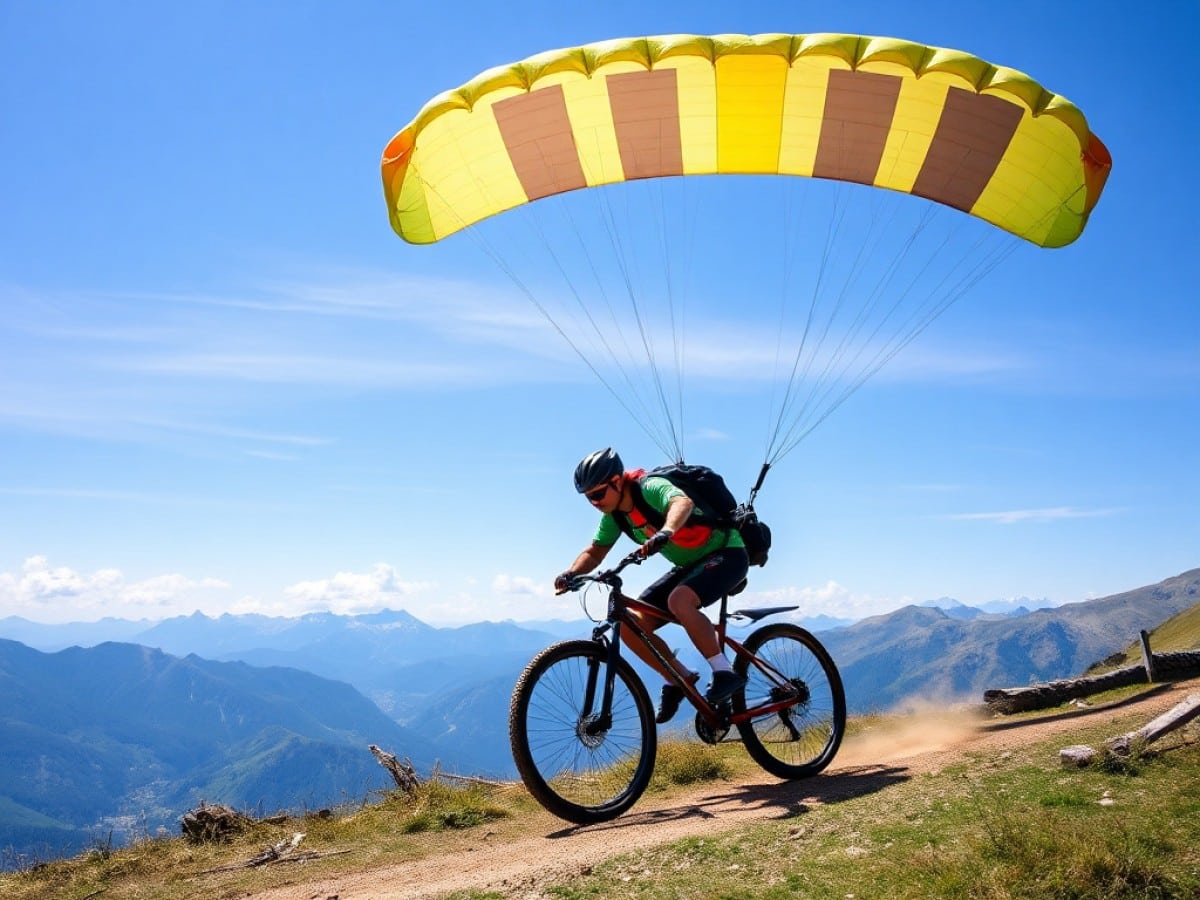 Pyrénées : VTT et parapente dans le Béarn