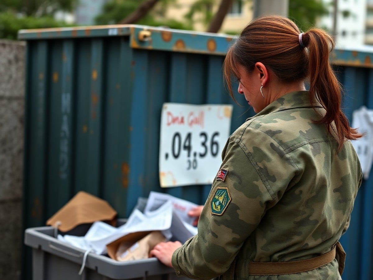 Uruguay: Woman searching a skip in Montevideo finds military rocket; origin under investigation