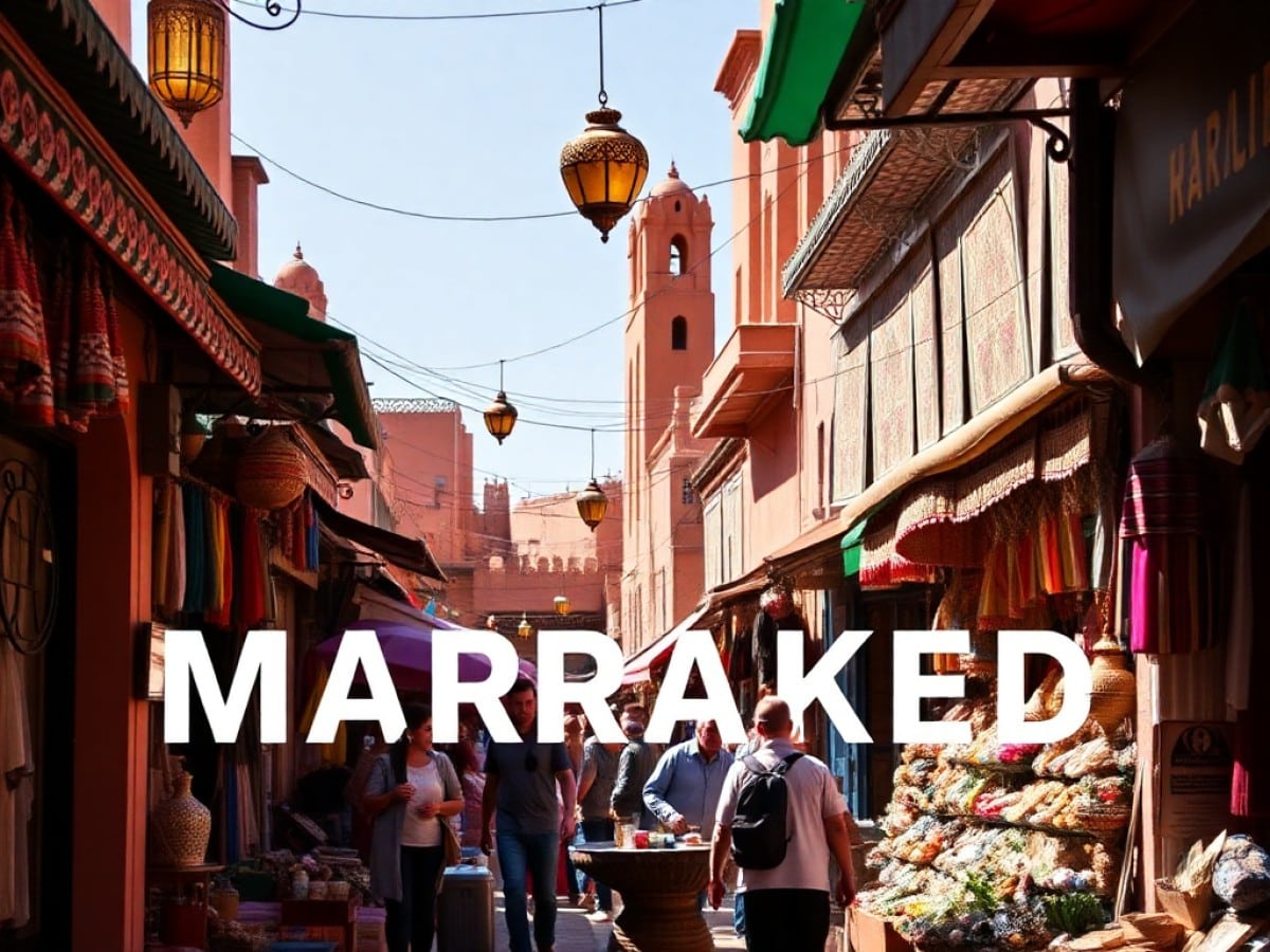 Du souk et des couleurs à Marrakech