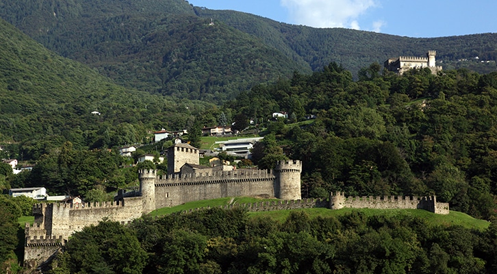 Bellinzona : la cité des trois châteaux