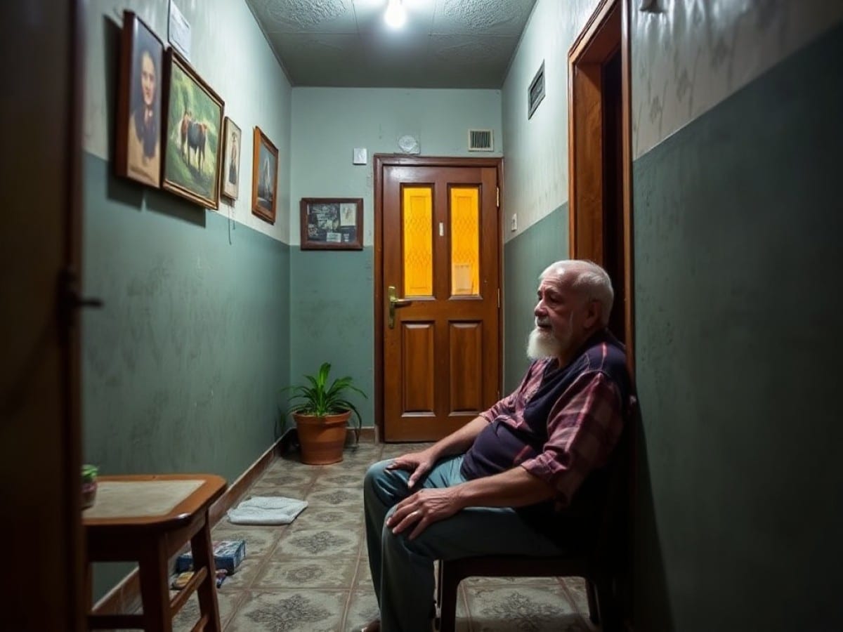 Uruguayan released in Venezuela slept in his building's hallway after finding home taken by his captor